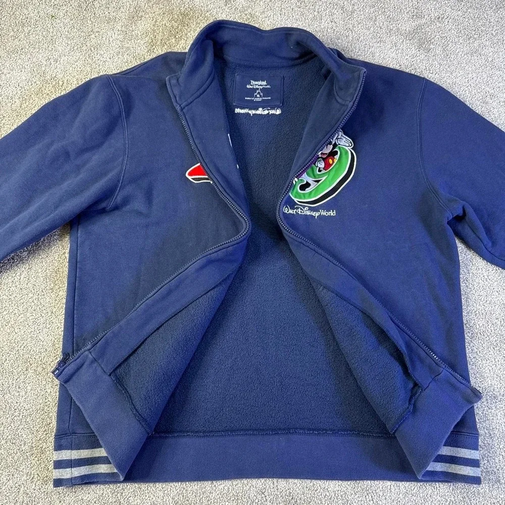 Vintage 2009 Disney Mickey Mouse Zip Up Jacket XL Graphic Jacket
